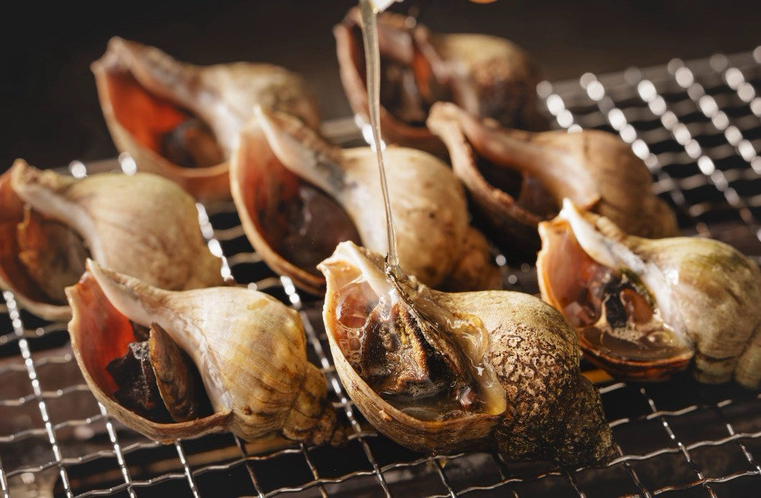 釧路名物　つぶ焼き　3個入（タレ付き）